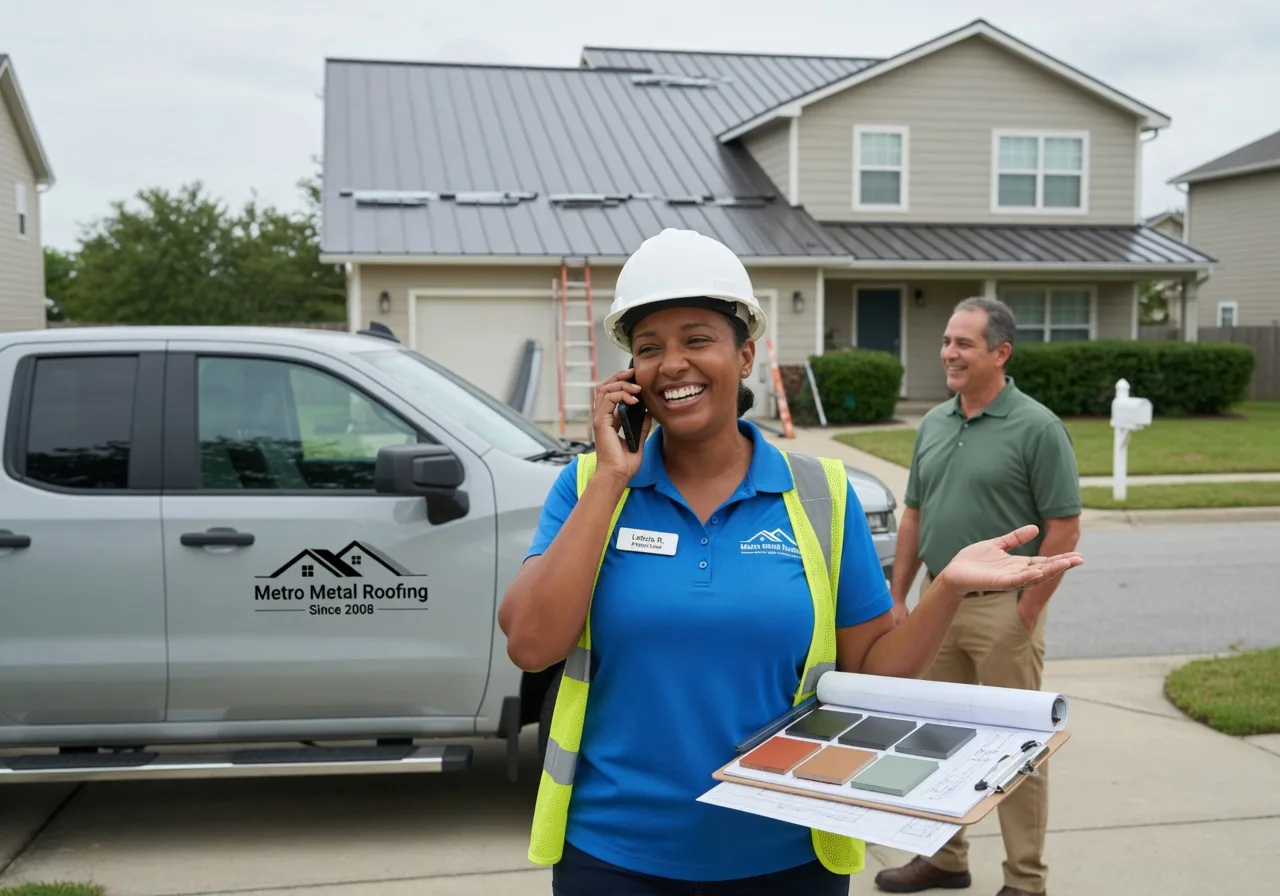 Storm Damage Metal Roof Repair in New Paris, PA